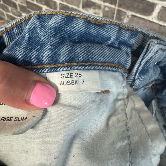 Rolla’s dusters hi rise slim jeans distressed medium wash - Picture 11 of 11